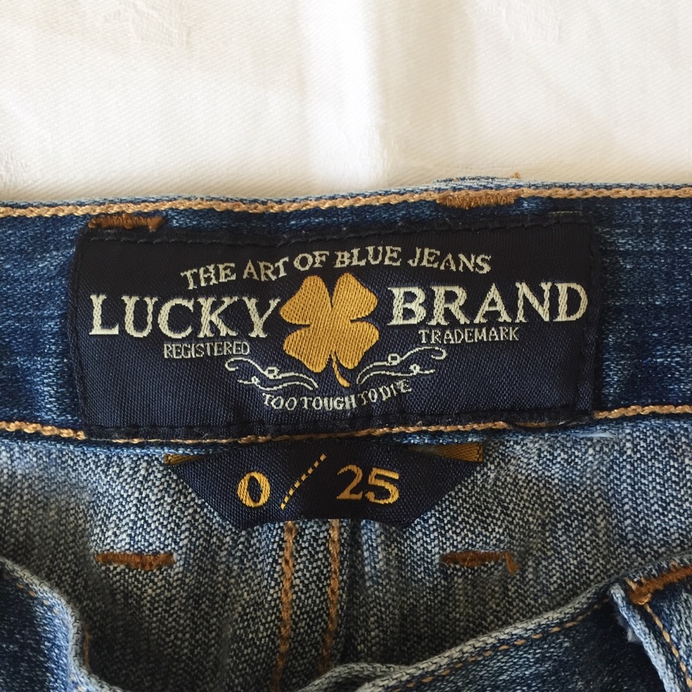 Lucky Brand Star Print Riley Cutoff Shorts - Picture 2 of 8